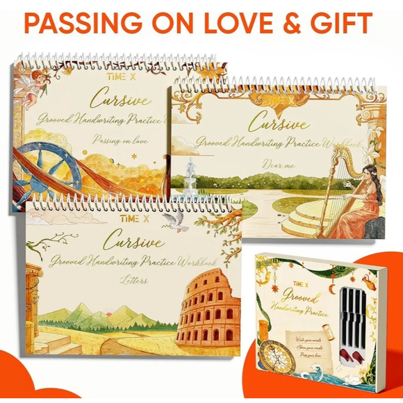 Cursive Grooved Handwriting Workbook Reusable Handwriting Workbook. - Picture 2 of 8